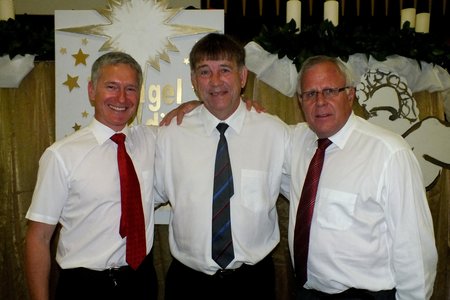 Ds Willie Kotze, Dr Bobo van Zyl en ds Dirk van Dyk